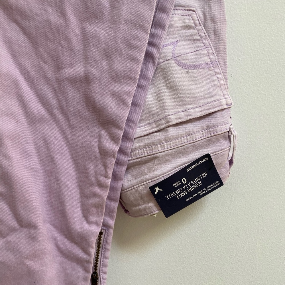 American Eagle Light Purple Ankle Jeggings US 0 - Picture 6 of 7